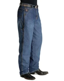 Cinch Men's Blue Label Tapered Loose Fit Jeans -Fashion Clothing Store 010788 L3 P2