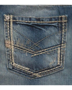 Ariat Men's M5 Ridgeline Medium Wash Slim Straight Jeans -Fashion Clothing Store 010C80 GR D2