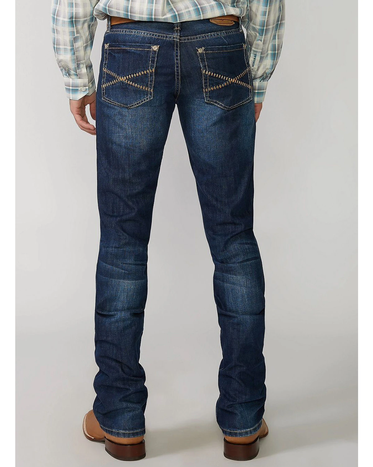 Stetson Rock Fit Barbwire "X" Stitched Jeans 1 Stetson Rock Fit Barbwire "X" Stitched Jeans