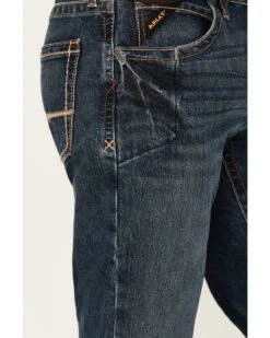 Ariat Men's Rebar M5 Durastretch Dark Wash Low Rise Straight Jeans 7 Ariat Men's Rebar M5 Durastretch Dark Wash Low Rise Straight Jeans -Fashion Clothing Store 010J18 N9 P2