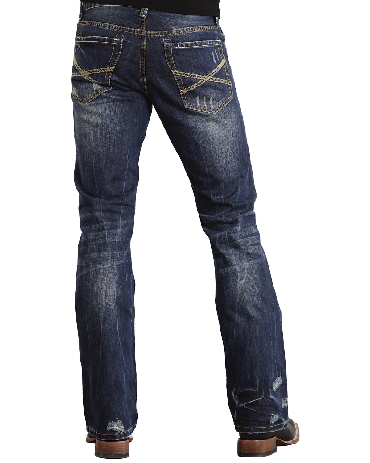 Stetson Rock Fit X Stitched Jeans - Big & Tall 1 Stetson Rock Fit X Stitched Jeans - Big & Tall
