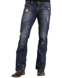 Stetson Rock Fit X Stitched Jeans - Big & Tall 5 Stetson Rock Fit X Stitched Jeans - Big & Tall -Fashion Clothing Store 013733 L7 P2