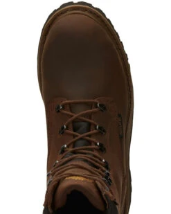 Chippewa Men's Heavy Duty Waterproof & Insulated Aged Bark 8" Work Boots - Round Toe -Fashion Clothing Store 050G25 D7 P6