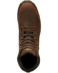 Chippewa Men's Heavy Duty Waterproof & Insulated Aged Bark 8" Work Boots - Steel Toe -Fashion Clothing Store 050G26 D7 P6