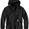 Carhartt Men's Rain Defender Paxton Hooded Zip Mock Work Sweatshirt