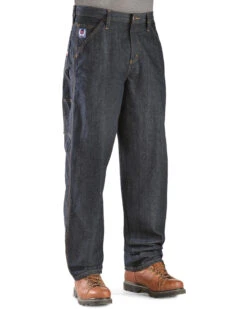 Cinch Men's Blue Label Carpenter WRX Flame Resistant Jeans - 38" Inseam -Fashion Clothing Store 086N84 S2 P2