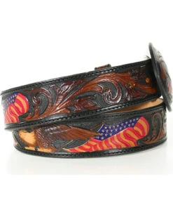 Tony Lama Men's American Heritage Eagle Belt -Fashion Clothing Store 1000007712 200 D2