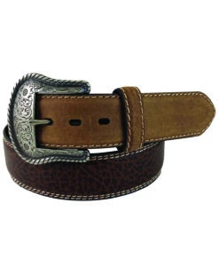 G Bar D Men's Feathered Edge Leather Belt