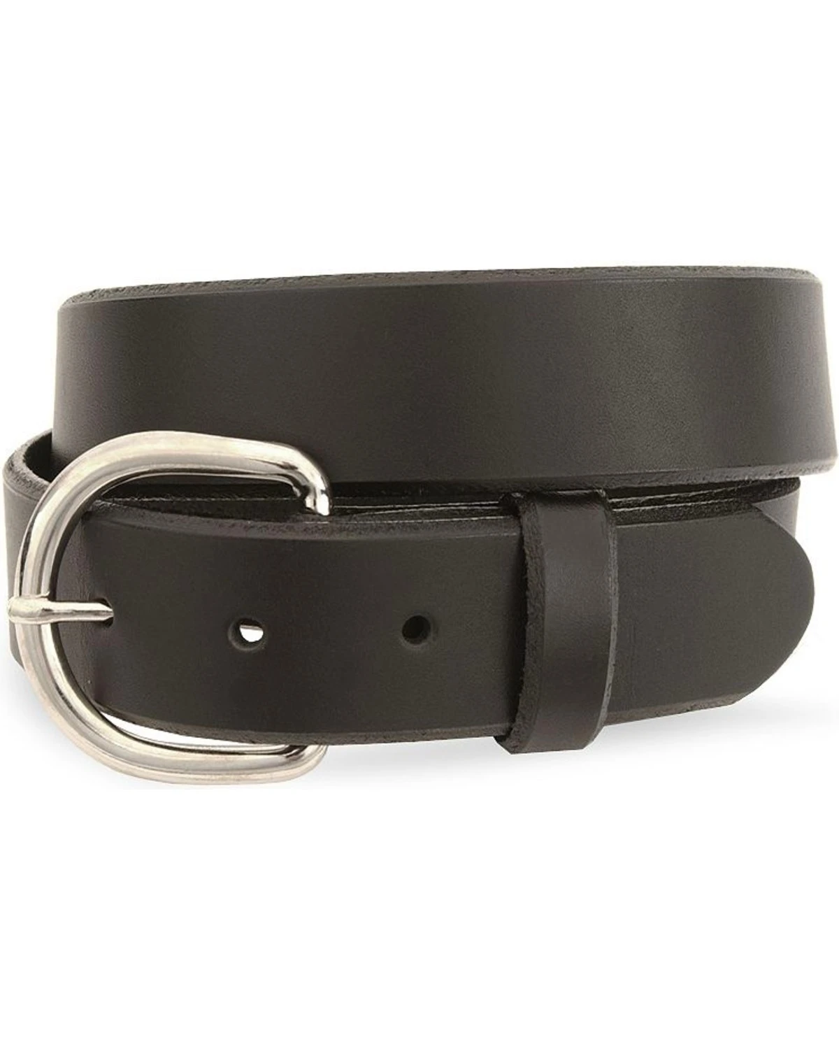 Tony Lama Basic Black Leather Belt - Reg & Big 1 Tony Lama Basic Black Leather Belt - Reg & Big