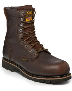 Justin Men's Miner Waterproof Insulated Lace-Up Work Boots - Composite Toe