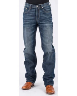 Stetson Men's 1520 Standard Fit Straight Jeans -Fashion Clothing Store 2000234822 400 P2