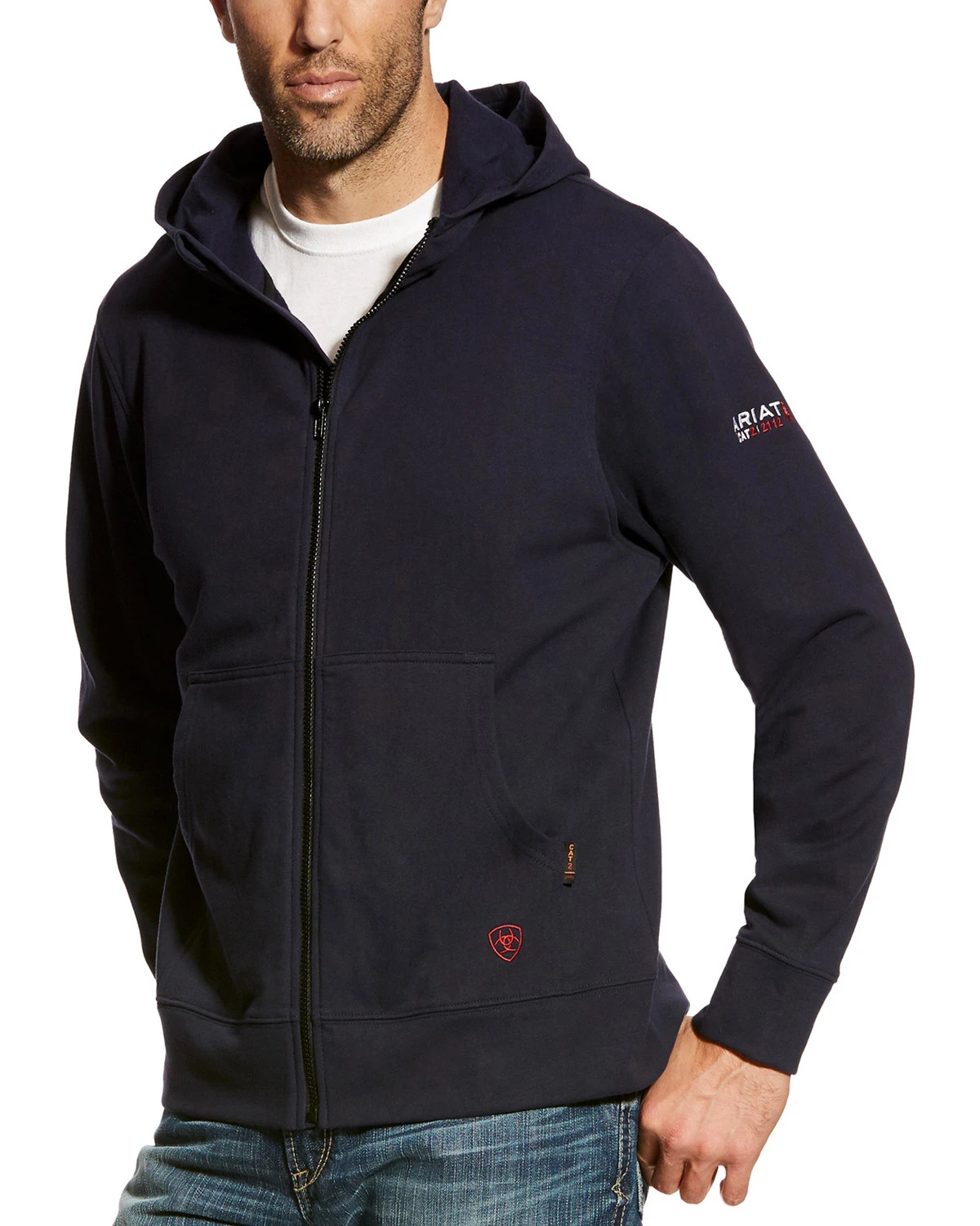 Ariat Men's FR DuraStretch Full Zip Hoodie 1 Ariat Men's FR DuraStretch Full Zip Hoodie