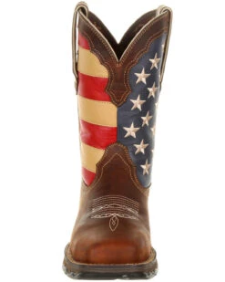 Durango Women's Lady Rebel Patriotic Flag Work Boots - Steel Toe -Fashion Clothing Store 2000273957 200 P5
