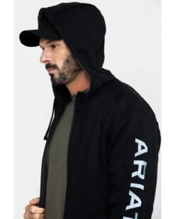 Ariat Men's Rebar All-Weather Full Zip Work Hooded Sweatshirt - Big & Tall -Fashion Clothing Store 2000282107 001 P5