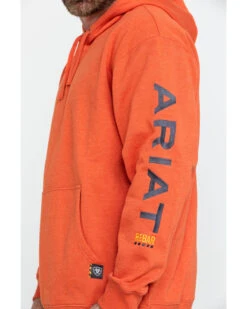 Ariat Men's Volcanic Heather Rebar Graphic Hooded Work Sweatshirt - Big & Tall -Fashion Clothing Store 2000282119 803 P4