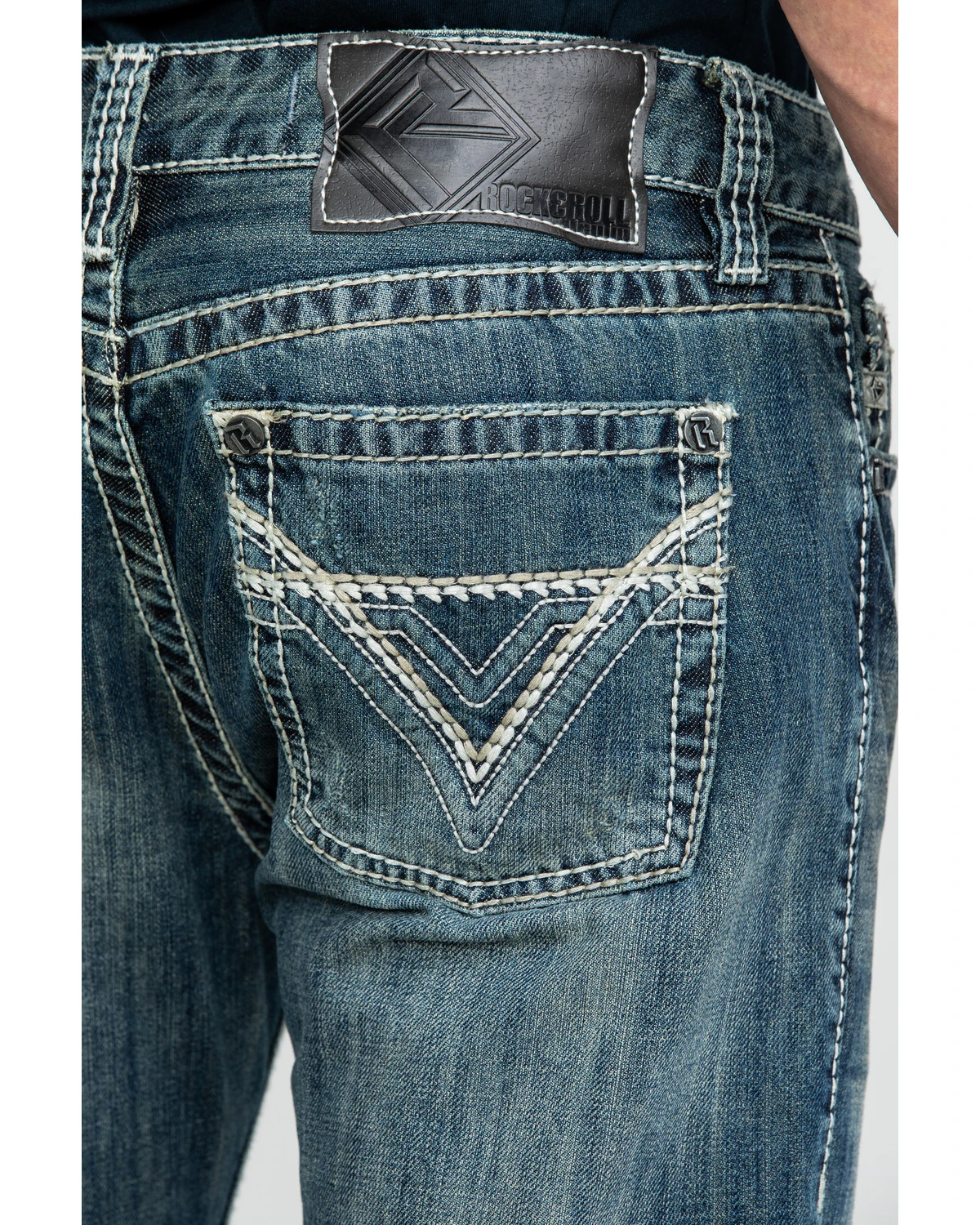 Rock & Roll Denim Men's Pistol Med Bootcut Jeans 2 Rock & Roll Denim Men's Pistol Med Bootcut Jeans - Image 2