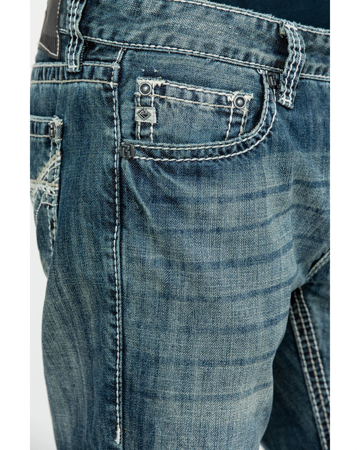 Rock & Roll Denim Men's Pistol Med Bootcut Jeans 4 Rock & Roll Denim Men's Pistol Med Bootcut Jeans - Image 4