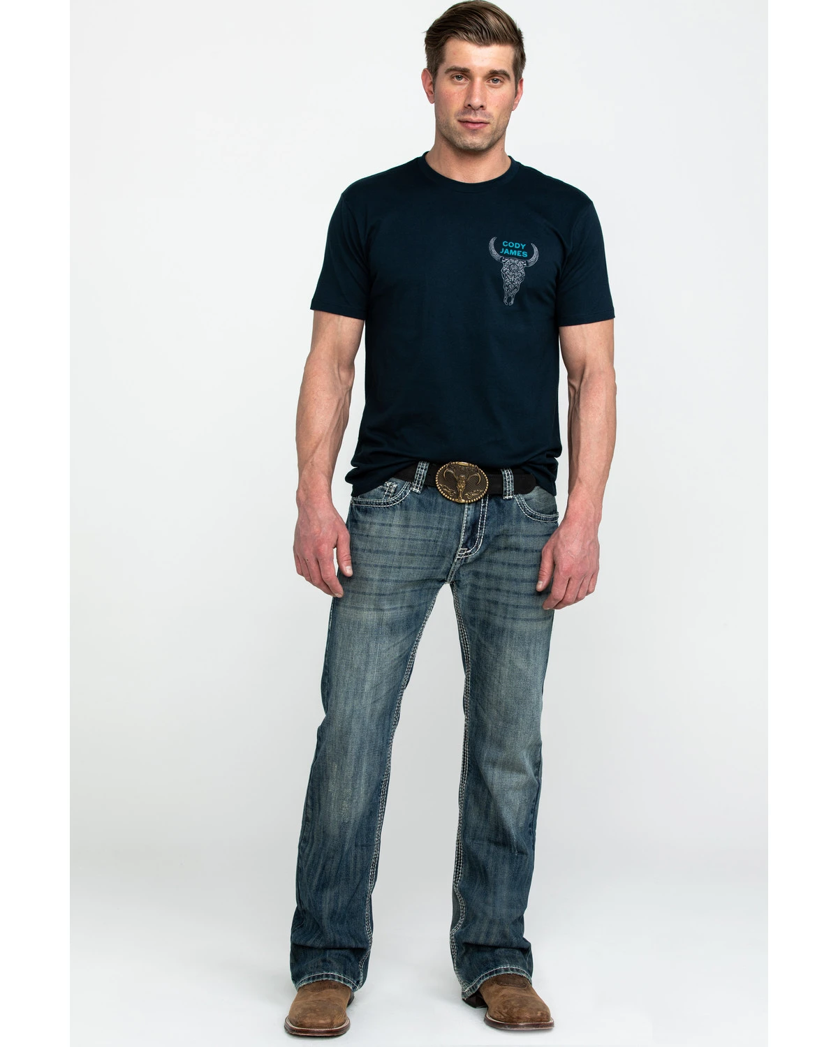 Rock & Roll Denim Men's Pistol Med Bootcut Jeans 6 Rock & Roll Denim Men's Pistol Med Bootcut Jeans - Image 6