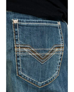 Rock & Roll Cowboy Men's Reflex Double Barrel Relaxed Bootcut Jeans -Fashion Clothing Store 2000289965 400 P5