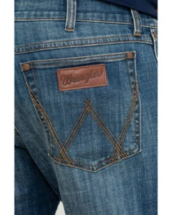 Wrangler Retro Men's Celina Stretch Slim Straight Jeans - Long -Fashion Clothing Store 2000292745 400 P4