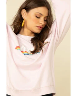 Wrangler Retro Women's Lilac High Rib Pullover -Fashion Clothing Store 2000308273 530 P4