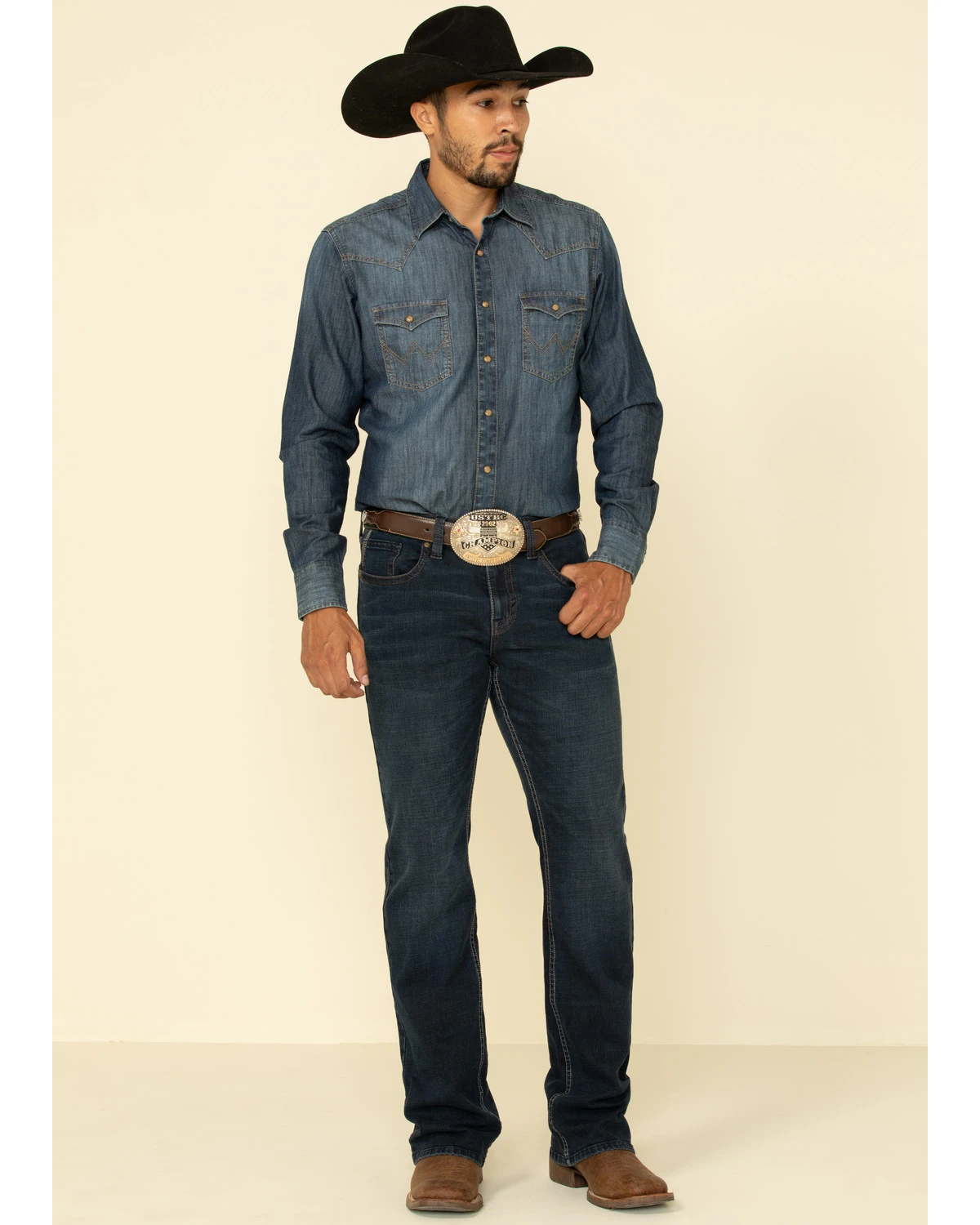 Cody James Men's Switchback Dark Wash Stretch Slim Bootcut Jeans 1 Cody James Men's Switchback Dark Wash Stretch Slim Bootcut Jeans