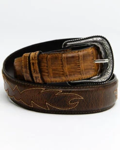 Cody James Men's Caiman Embroidered Belt