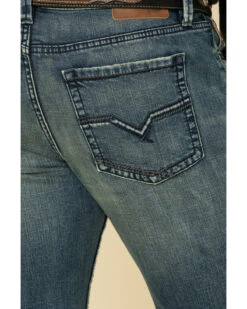 Moonshine Spirit Men's Deep Pockets Dark Wash Stretch Slim Boot Jeans -Fashion Clothing Store 2000312838 400 P5