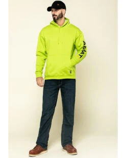 Ariat Men's Lime Heather Rebar Graphic Hooded Work Sweatshirt 11 Ariat Men's Lime Heather Rebar Graphic Hooded Work Sweatshirt -Fashion Clothing Store 2000322153 300 P6