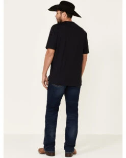 Cinch Men's Ian Rinse Dark Performance Stretch Slim Bootcut Jeans -Fashion Clothing Store 2000330782 402 P3