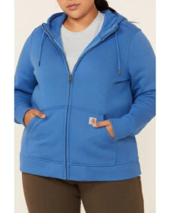 Carhartt Women's Clarksburg Zip-Front Hooded Work Sweatshirt - Plus 6 Carhartt Women's Clarksburg Zip-Front Hooded Work Sweatshirt - Plus -Fashion Clothing Store 2000330886 420 P3
