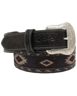 Nocona Men's Southwestern Fabric Western Belt