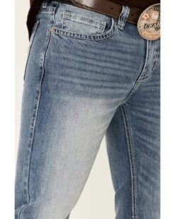 Rock & Roll Denim Men's Light Vintage Revolver Stretch Slim Straight Jeans -Fashion Clothing Store 2000333354 400 P4