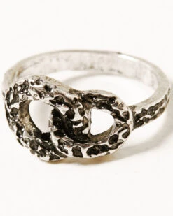 Prime Time Jewelry Women's Pink Marble & Silver Statement Ring Set -Fashion Clothing Store 2000334023 040 P4