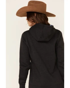 HOOey Women's Charcoal Layin Low Logo Graphic Hoodie -Fashion Clothing Store 2000337410 022 P5