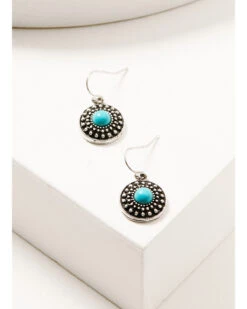 Prime Time Jewelry Women's Silver Turquoise & White Concho Jewelry Set -Fashion Clothing Store 2000338300 040 P3