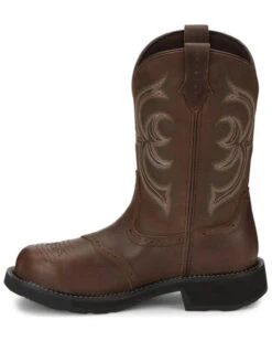Justin Women's Wanette Waterproof Western Work Boots - Steel Toe -Fashion Clothing Store 2000340880 200 P3