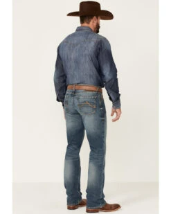 Ariat Men's M4 Campbell 2X Medium Wash Performance Relaxed Bootcut Jeans -Fashion Clothing Store 2000341791 400 P3