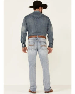 Cody James Core Men's Ringo Light Wash Performance Stretch Stackable Straight Jeans -Fashion Clothing Store 2000342678 400 P4