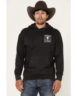 Cowboy Hardware Men's Gray To The Core Graphic Hooded Sweatshirt
