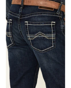 Ariat Men's M4 Barstow Denali Dark Wash Stretch Relaxed Straight Jeans 7 Ariat Men's M4 Barstow Denali Dark Wash Stretch Relaxed Straight Jeans -Fashion Clothing Store 2000348040 400 P4