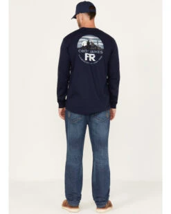 Cody James Men's FR Medium Wash Slim Straight Jeans -Fashion Clothing Store 2000348999 400 P3