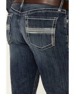 Cinch Men's Ian Dark Wash Performance Stretch Slim Bootcut Jeans -Fashion Clothing Store 2000349448 402 P3