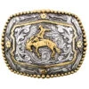 Cody James Men's Bronco Rider Beaded Edge Belt Buckle