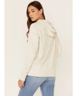 Wrangler Women's Multi Stacked Logo Shirttail Pullover Hoodie -Fashion Clothing Store 2000350345 104 P3