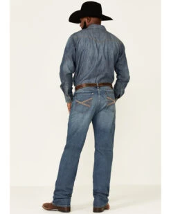 Wrangler 20X Men's Barnham Medium Wash Stretch Extreme Relaxed Straight Jeans -Fashion Clothing Store 2000351008 400 P4