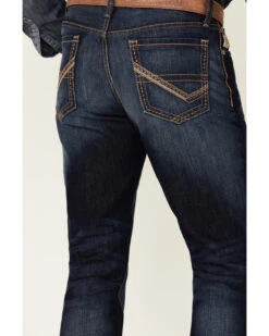 Cinch Men's Ian Dark Stonewash Rigid Slim Bootcut Jeans -Fashion Clothing Store 2000355909 402 P4