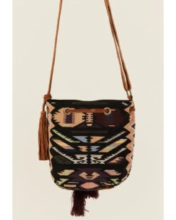 Prime Time Jewelry Women's Southwestern Pattern Canvas Bucket Bag -Fashion Clothing Store 2000357081 280 P3