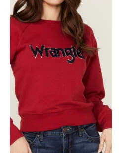 Wrangler Women's Chenille Logo Cropped Sweatshirt 6 Wrangler Women's Chenille Logo Cropped Sweatshirt -Fashion Clothing Store 2000358085 600 P3