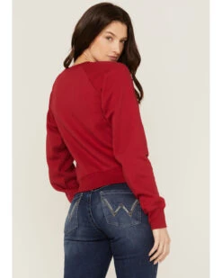 Wrangler Women's Chenille Logo Cropped Sweatshirt 7 Wrangler Women's Chenille Logo Cropped Sweatshirt -Fashion Clothing Store 2000358085 600 P4